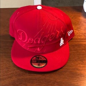 LA Dodgers baseball hat cap. Size 8. Retro